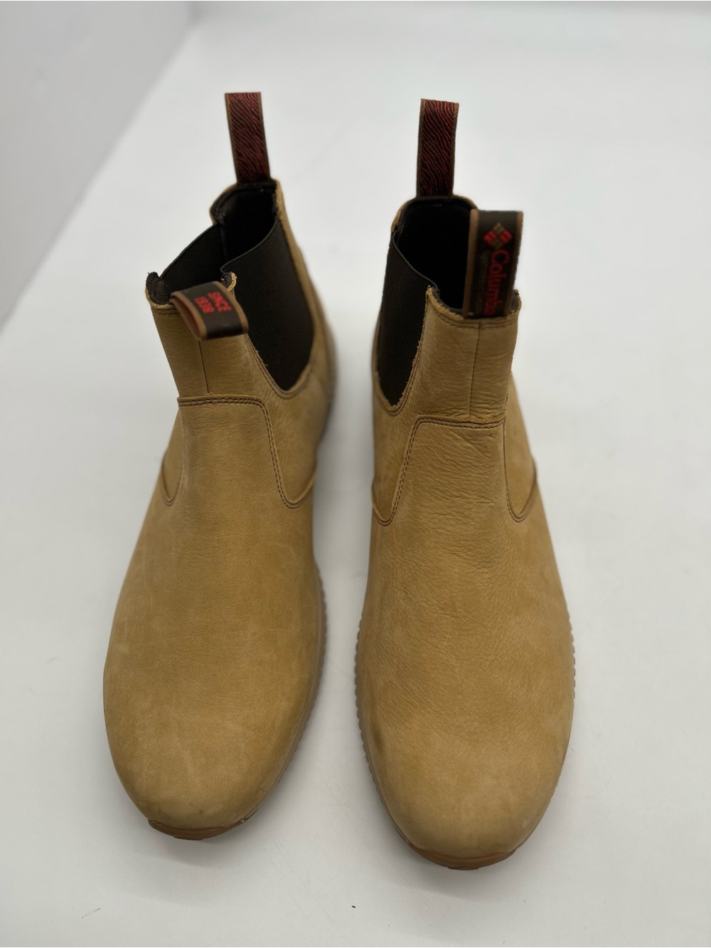 Columbia Men's Landroamer Scout Slip-On Boots in Tan size 15 New